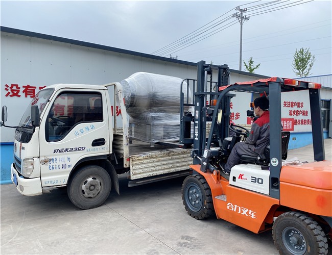 600L變頻水冷泵真空滾揉機(jī)發(fā)往湖南婁底