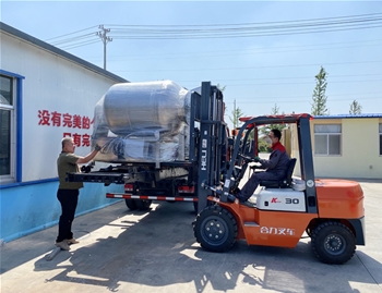 600L變頻水冷泵真空滾揉機(jī)發(fā)往武漢